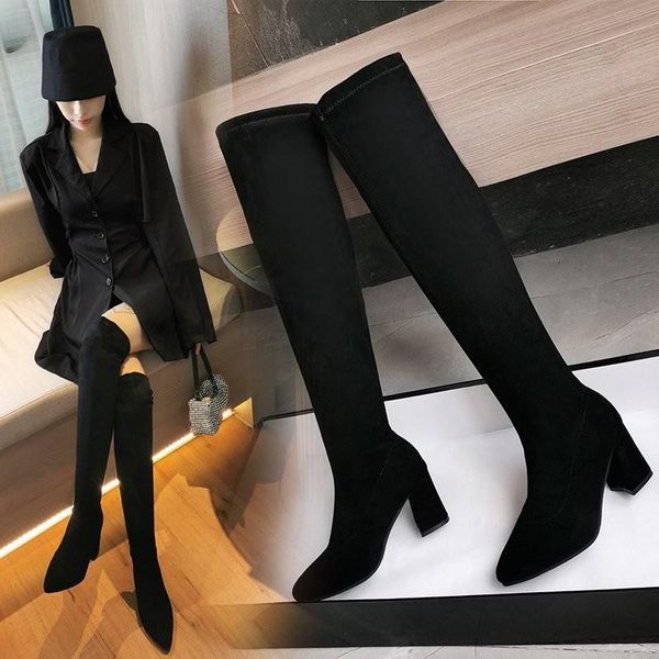 boots woman lace up fashion over-the-knee women autumn soft leather spike heels winter keep warm long, Black
boots woman lace up fashion over-the-knee women autumn soft leather spike heels winter keep warm long, Black