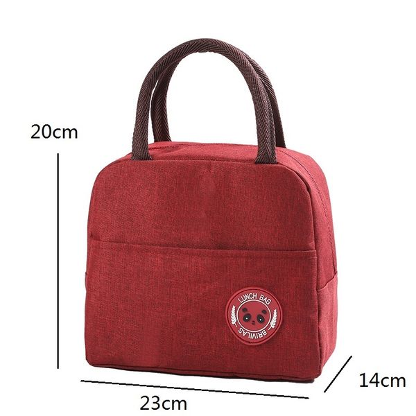 1pcs fresh cooler bags waterproof nylon portable zipper thermal oxford lunch bags for women convenient lunch box tote food bags, Black;red
1pcs fresh cooler bags waterproof nylon portable zipper thermal oxford lunch bags for women convenient lunch box tote food bags, Black;red