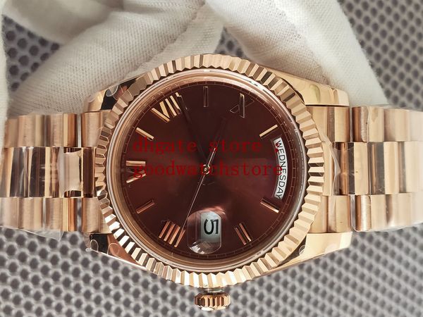 2021 box mens men's luxury wristwatches quality bp factory roman basel 40mm v3 2813 day-date oyster rose gold automatic movement brown, Slivery;brown
2021 box mens men's luxury wristwatches quality bp factory roman basel 40mm v3 2813 day-date oyster rose gold automatic movement brown, Slivery;brown