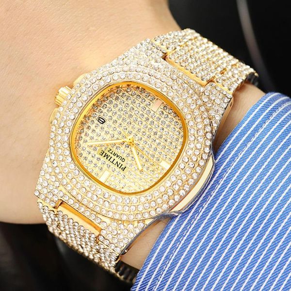 wristwatches fashion classic designer full diamond gold clock mens watches quartz wristwatch relogio masculino orologio uom, Slivery;brown
wristwatches fashion classic designer full diamond gold clock mens watches quartz wristwatch relogio masculino orologio uom, Slivery;brown
