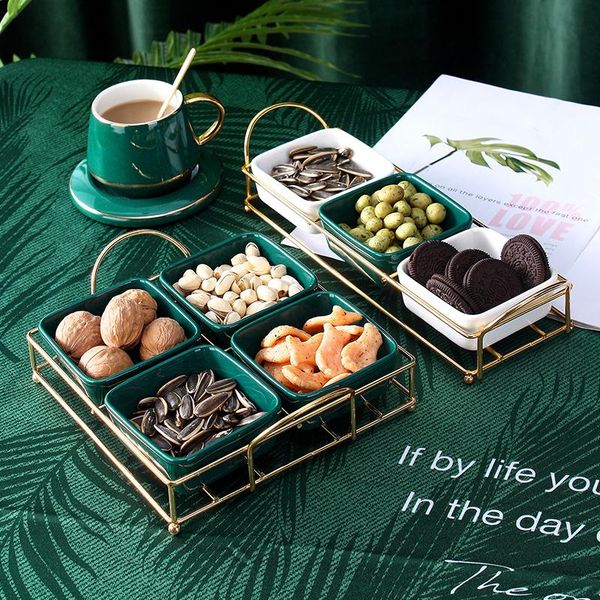 dishes & plates nordic luxury emerald ceramic grid snack platter simple home nut dessert marmalade tray modern living roomstorage box
dishes & plates nordic luxury emerald ceramic grid snack platter simple home nut dessert marmalade tray modern living roomstorage box