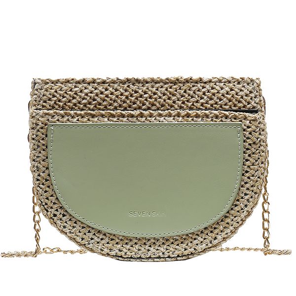 summer seaside straw woven +pu stitching shoulder bag, zipper opening chain women's handbag casual style outdoor purse
summer seaside straw woven +pu stitching shoulder bag, zipper opening chain women's handbag casual style outdoor purse