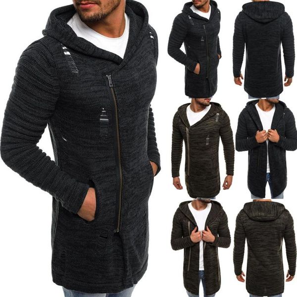 men splicing autumn winter casual long sleeve knitting long sweaters blouse sweatercoats male casual warm slim fit clothing, White;black
men splicing autumn winter casual long sleeve knitting long sweaters blouse sweatercoats male casual warm slim fit clothing, White;black
