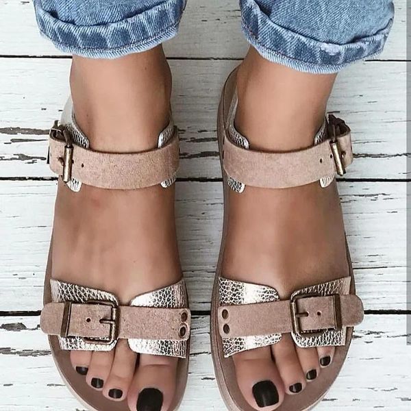 sandals sandalias summer shoes for women buckle strap flat ladies beach casual wide fite 2021 big size 43, Black
sandals sandalias summer shoes for women buckle strap flat ladies beach casual wide fite 2021 big size 43, Black