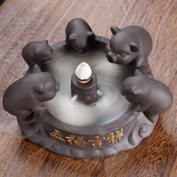 fragrance lamps fuqi pig backflow incense burner auspicious ceramic crafts mascot for home decor figurines & miniatures gift year
fragrance lamps fuqi pig backflow incense burner auspicious ceramic crafts mascot for home decor figurines & miniatures gift year