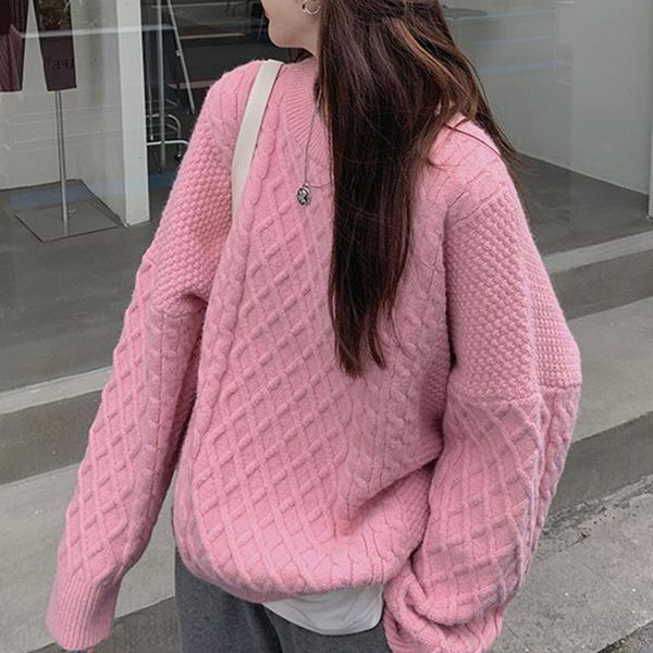 women's sweaters aibeautyer autumn winter pullover warm minimalist korean solid elegant wild ladies pink, White;black
women's sweaters aibeautyer autumn winter pullover warm minimalist korean solid elegant wild ladies pink, White;black