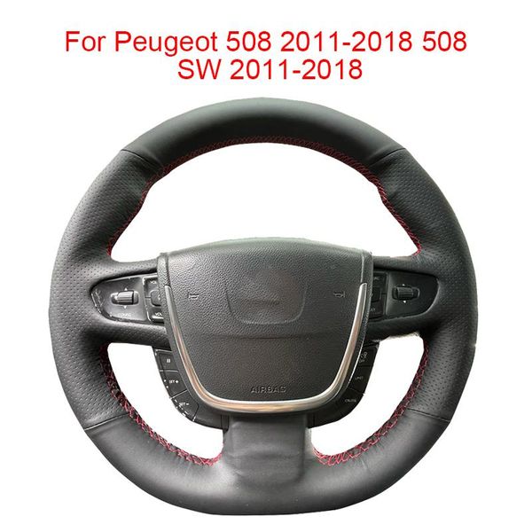 steering wheel covers customized original car cover for 508 2011-2021 sw leather braid auto wrap black
steering wheel covers customized original car cover for 508 2011-2021 sw leather braid auto wrap black