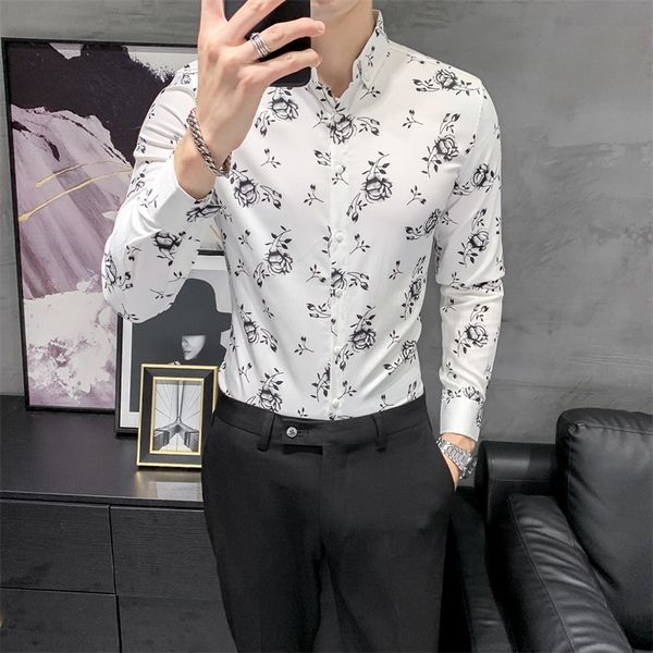 2021 fine pink korean setting print long-sleeve men's shirts streetwear all game new casual fall gentlemen club tuxedo homme blouse lx3, Black;brown
2021 fine pink korean setting print long-sleeve men's shirts streetwear all game new casual fall gentlemen club tuxedo homme blouse lx3, Black;brown