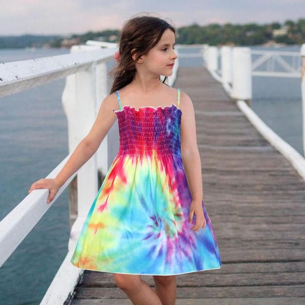 girl's dresses for children baby kids girls suspenders tie-dye print sleeveless summer beach dress clothes vestidos niñas de 2 a 7 años, Red;yellow
girl's dresses for children baby kids girls suspenders tie-dye print sleeveless summer beach dress clothes vestidos niñas de 2 a 7 años, Red;yellow