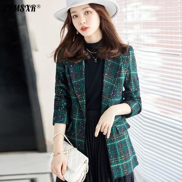 women's suits & blazers s-4xl plus size 2021 autumn and winter retro plaid long-sleeved ladies jacket casual professional office suit, White;black
women's suits & blazers s-4xl plus size 2021 autumn and winter retro plaid long-sleeved ladies jacket casual professional office suit, White;black