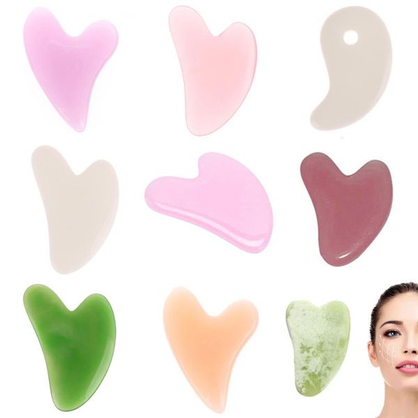 full body massager natural jade gua sha stone board massage rose quartz guasha plate face scrapers tools for neck back
full body massager natural jade gua sha stone board massage rose quartz guasha plate face scrapers tools for neck back