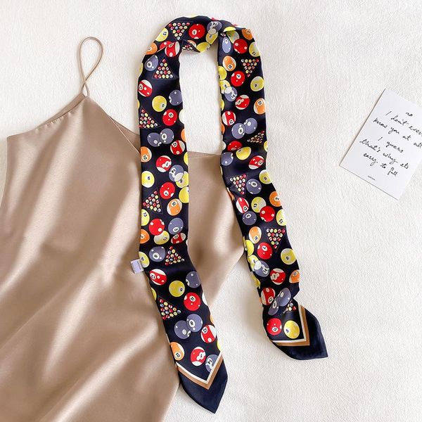 scarves women design print scarf summer silk skinny hairband neck ribbon handle bag tie decoration for ladies band 2021, Blue;gray
scarves women design print scarf summer silk skinny hairband neck ribbon handle bag tie decoration for ladies band 2021, Blue;gray