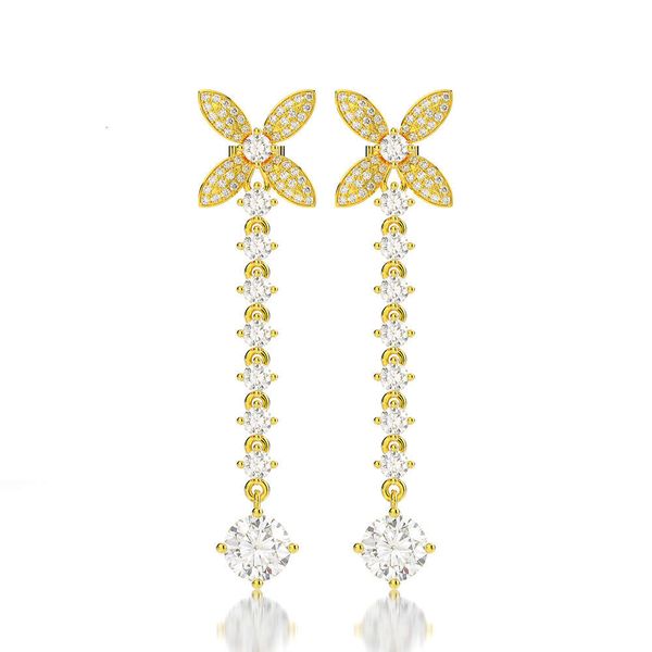 hbp luxury new s925 silver needle female korean fashion personality bowknot zircon tassel temperament earrings, Golden
hbp luxury new s925 silver needle female korean fashion personality bowknot zircon tassel temperament earrings, Golden