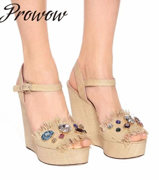 sandals ollymurs sandalias summer braided wedges open toe ankle strap platform high heels shoes women, Black
sandals ollymurs sandalias summer braided wedges open toe ankle strap platform high heels shoes women, Black