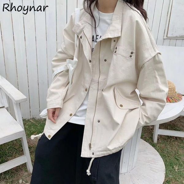 women's jackets basic women solid neutral harajuku autumn vintage baggy safari style all-match chic cozy ins design college girls cool, Black;brown
women's jackets basic women solid neutral harajuku autumn vintage baggy safari style all-match chic cozy ins design college girls cool, Black;brown
