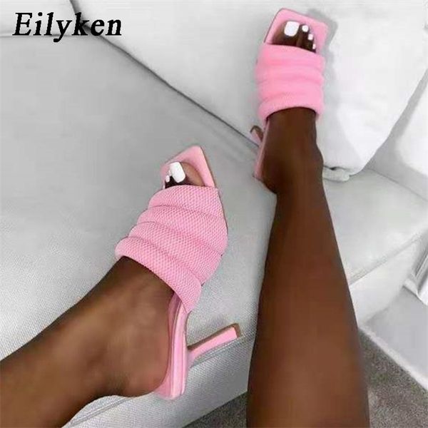 eilyken new design pink mesh cozy soft summer women mules slippers square toe slides female high heels dress shoes 210310, Black
eilyken new design pink mesh cozy soft summer women mules slippers square toe slides female high heels dress shoes 210310, Black