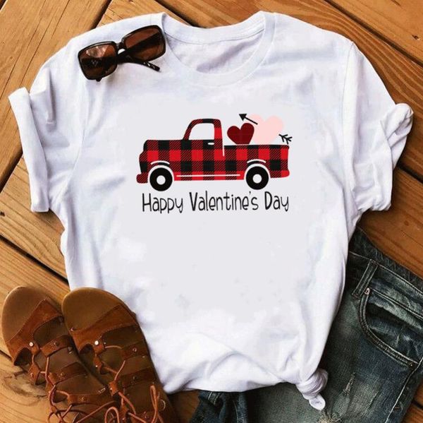 women's t-shirt 100% cotton women t shirt happy valentine's day print short sleeve o neck loose tshirt female tee, White
women's t-shirt 100% cotton women t shirt happy valentine's day print short sleeve o neck loose tshirt female tee, White