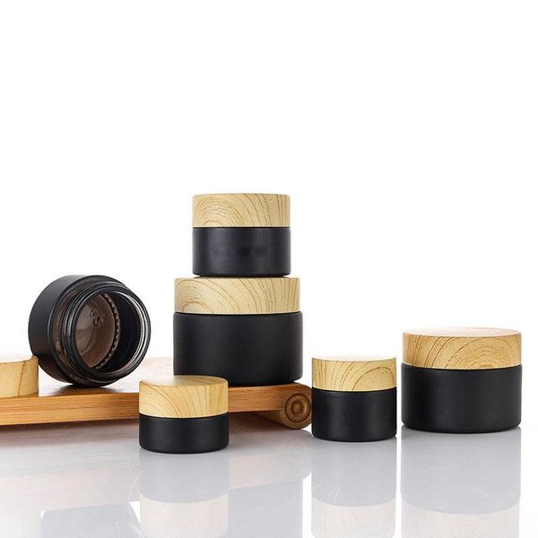 storage bottles & jars 50g 30g 15g 10g 5g empty refillable frost black glass cream jar pot containers with wood imitation lids 1oz cosmetic
storage bottles & jars 50g 30g 15g 10g 5g empty refillable frost black glass cream jar pot containers with wood imitation lids 1oz cosmetic
