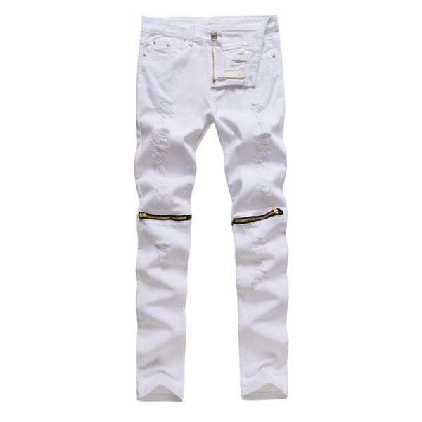 men's jeans wimilous style ripped patch pure white cut casual pants slim-fit small feet stretch trousers nightclub trendy, Blue
men's jeans wimilous style ripped patch pure white cut casual pants slim-fit small feet stretch trousers nightclub trendy, Blue