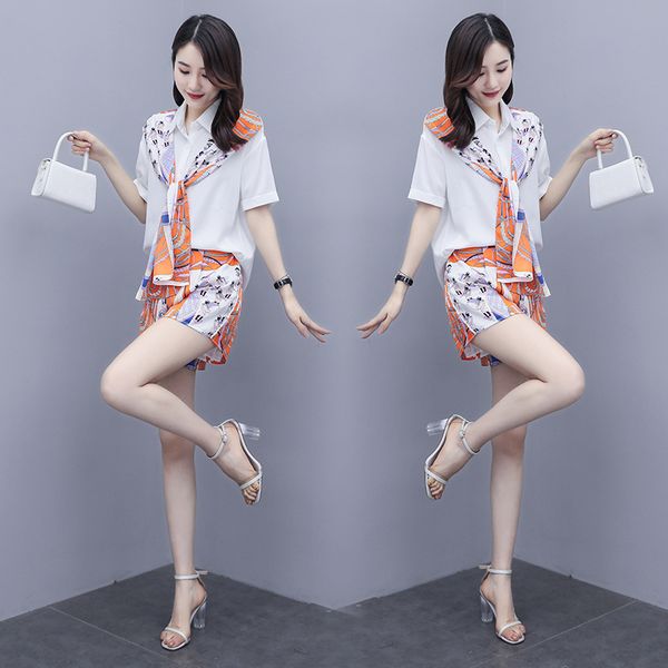 elegant sets floral female pattern two-piece women's will see clothes and femme shorts gsv2, White
elegant sets floral female pattern two-piece women's will see clothes and femme shorts gsv2, White