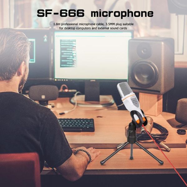 3.5mm condenser microphone office work conference teaching sf-666 tripod kit school for chatting gaming recording live
3.5mm condenser microphone office work conference teaching sf-666 tripod kit school for chatting gaming recording live