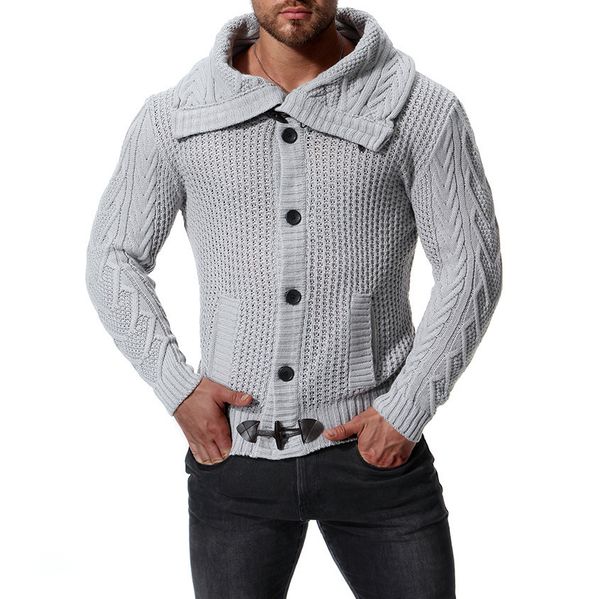 knit slim men's lapel long sleeve solid color regular sweater for men winter high i84g, White;black
knit slim men's lapel long sleeve solid color regular sweater for men winter high i84g, White;black
