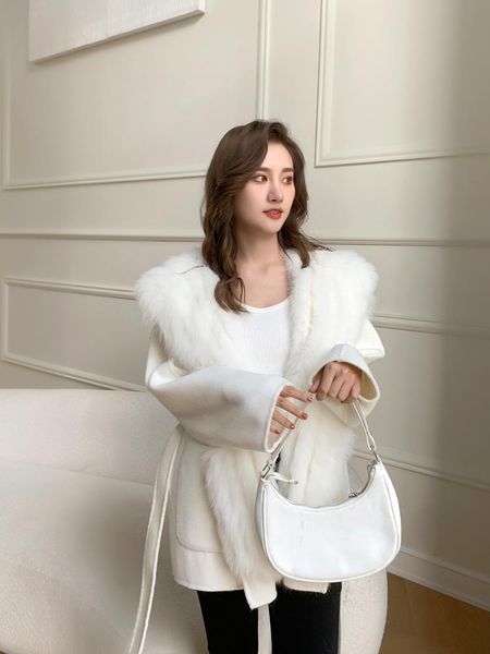 women's wool & blends christmas year fashion double-faced fur thick jackets causal genuine woolen coat d044, Black
women's wool & blends christmas year fashion double-faced fur thick jackets causal genuine woolen coat d044, Black