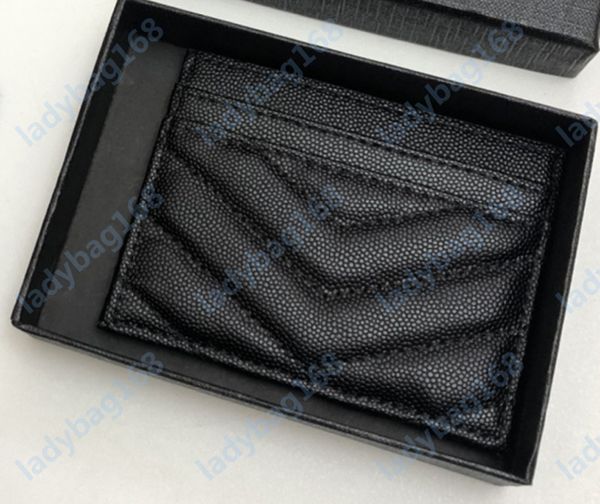2021 new fashion card holders caviar woman mini wallet designer pure color genuine leather pebble texture luxury black wallet with box, Red;black
2021 new fashion card holders caviar woman mini wallet designer pure color genuine leather pebble texture luxury black wallet with box, Red;black