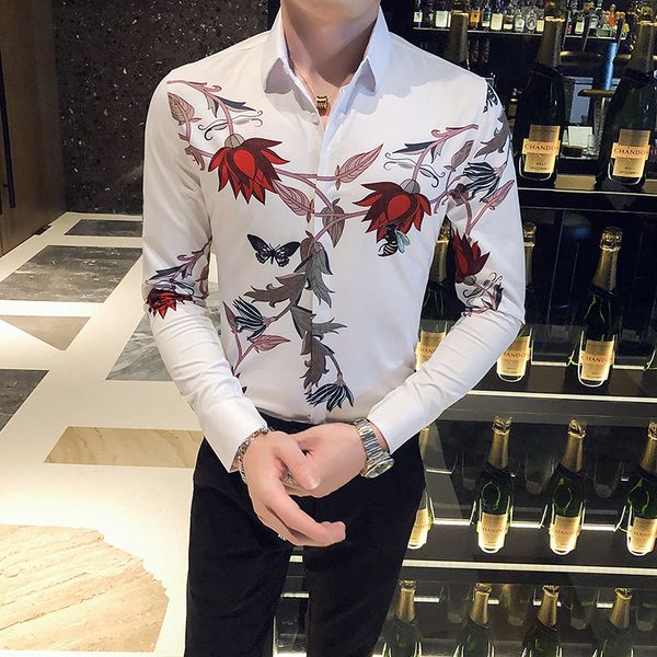 new estilo britnico primavera novos homens casuais camisas florais manga longa moda 2021 magro ajuste noite club prom streetwear blusa 3xl o, Black;brown
new estilo britnico primavera novos homens casuais camisas florais manga longa moda 2021 magro ajuste noite club prom streetwear blusa 3xl o, Black;brown