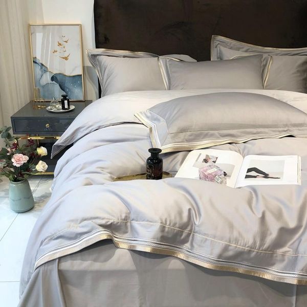 bedding sets simple and light luxury 60 long-staple cotton satin four-piece set solid color naked sleeping sheets fitted sheet
bedding sets simple and light luxury 60 long-staple cotton satin four-piece set solid color naked sleeping sheets fitted sheet