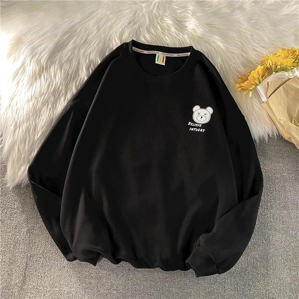 men's hoodies & sweatshirts sweatshirt harajuku japanese cartoon bear print long sleeve tees shirts hip hop streetwear fashion casual c, Black
men's hoodies & sweatshirts sweatshirt harajuku japanese cartoon bear print long sleeve tees shirts hip hop streetwear fashion casual c, Black