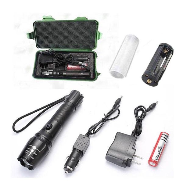 xm-l t6 3800 lumens high power e17 cree led zoomable torch light with 18650 battery + car charger + charger box
xm-l t6 3800 lumens high power e17 cree led zoomable torch light with 18650 battery + car charger + charger box