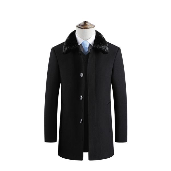 2021 new basic men winter men's casual turn-down collar wool coat fashion business long slim woolen overcoat jacket male fleece 2d1a, Black
2021 new basic men winter men's casual turn-down collar wool coat fashion business long slim woolen overcoat jacket male fleece 2d1a, Black