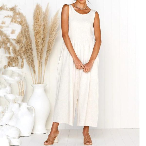 women's jumpsuits & rompers loose casual jumpsuit wide leg trousers fashion women backless sleeveless female summer pockets playsuit 20, Black;white
women's jumpsuits & rompers loose casual jumpsuit wide leg trousers fashion women backless sleeveless female summer pockets playsuit 20, Black;white