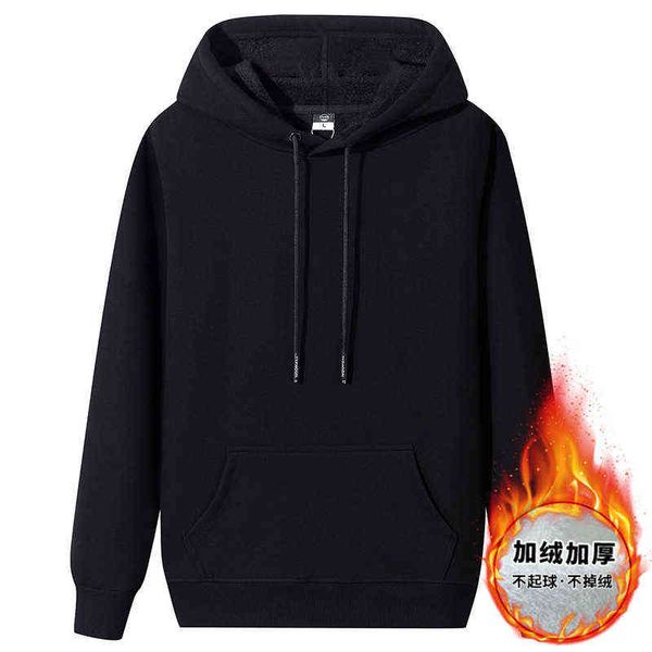 men's sweaters new winter youth leisure sports plush thickened hooded sweaters men's student class clothes h1206, Black
men's sweaters new winter youth leisure sports plush thickened hooded sweaters men's student class clothes h1206, Black