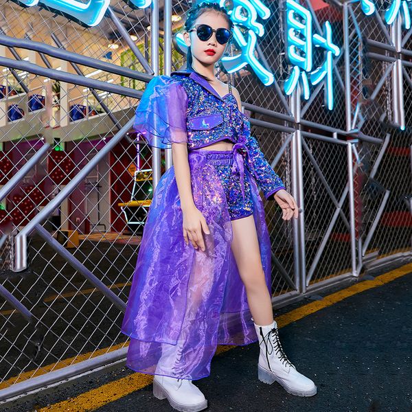 2021 sequined stage costumes for children hip hop performance clothes girls jazz dance set purple strap fashion outfit, Black;red
2021 sequined stage costumes for children hip hop performance clothes girls jazz dance set purple strap fashion outfit, Black;red
