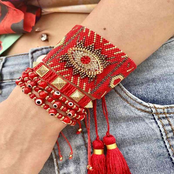 bluestar pulseras mujer 3pcs one set turkish evil eye bangles gold tassel handmade micro pave zircon bead miyuki bracelets, Golden;silver
bluestar pulseras mujer 3pcs one set turkish evil eye bangles gold tassel handmade micro pave zircon bead miyuki bracelets, Golden;silver