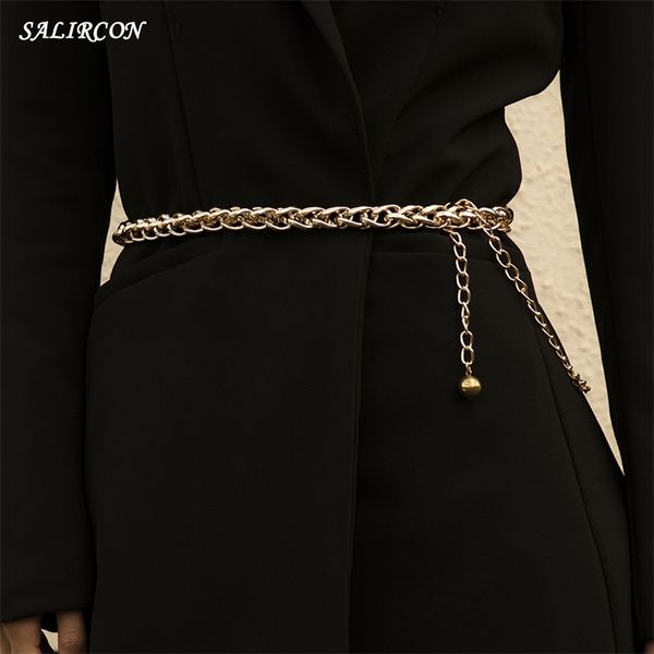 salircon goth aluminium link s for women punk simple waist chain belt decoration fashion body jewelry 2021, Silver
salircon goth aluminium link s for women punk simple waist chain belt decoration fashion body jewelry 2021, Silver