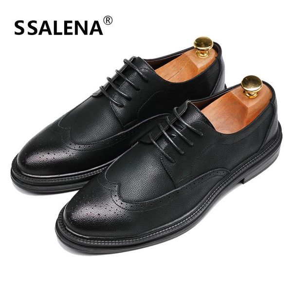 dress shoes men formal business work soft patent leather pointed toe brogue comfortable office oxford flats 12127, Black
dress shoes men formal business work soft patent leather pointed toe brogue comfortable office oxford flats 12127, Black