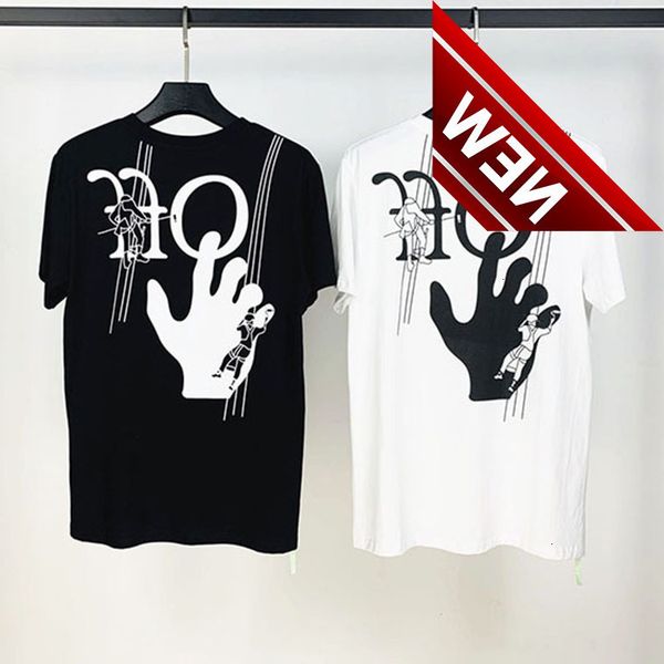 style white graffiti off palm abstract art short sleeve t-shirt hip hop loose casual fashion brand men's and women's street, White;black
style white graffiti off palm abstract art short sleeve t-shirt hip hop loose casual fashion brand men's and women's street, White;black