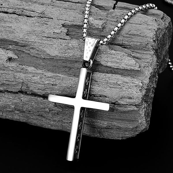 pendant necklaces stainless steel glossy cross necklace personality casting men and women ghost head hip hop rock punk sweater chain, Silver
pendant necklaces stainless steel glossy cross necklace personality casting men and women ghost head hip hop rock punk sweater chain, Silver