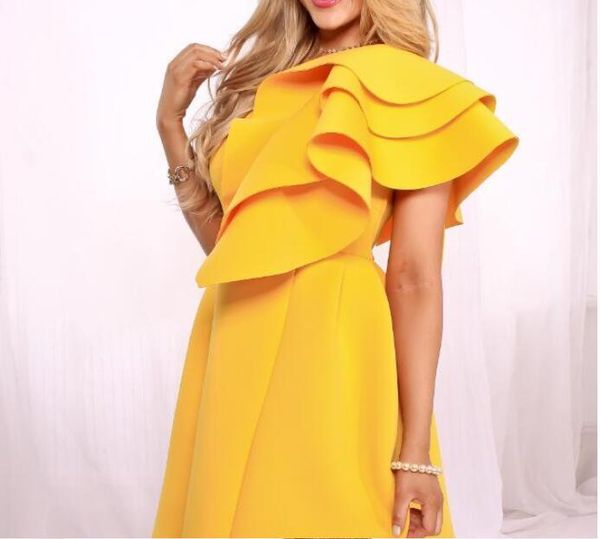 casual dresses summer women ruffles dress yellow cascading sleeveless knee-length elegant fashion party wear pencil xxl, Black;gray
casual dresses summer women ruffles dress yellow cascading sleeveless knee-length elegant fashion party wear pencil xxl, Black;gray