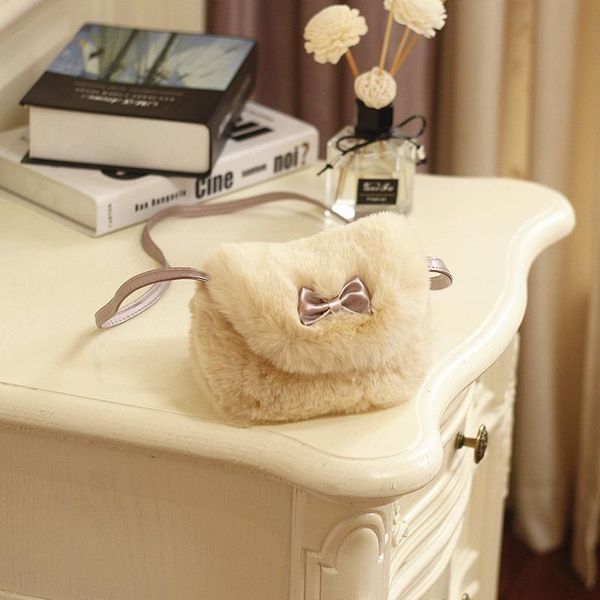 purse girls kids bowknot artificial fur children handbags cross body comfortable cute handbag, White
purse girls kids bowknot artificial fur children handbags cross body comfortable cute handbag, White