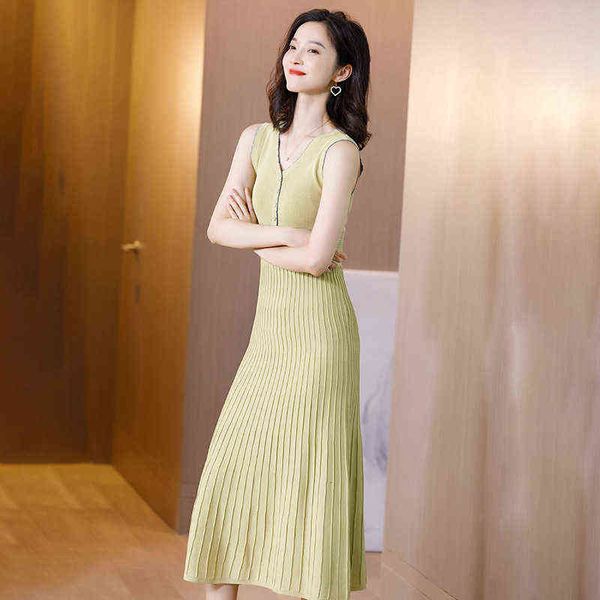 casual dresses ice silk knitted 2022 summer korean pure color thin slim women's vt, Black;gray
casual dresses ice silk knitted 2022 summer korean pure color thin slim women's vt, Black;gray