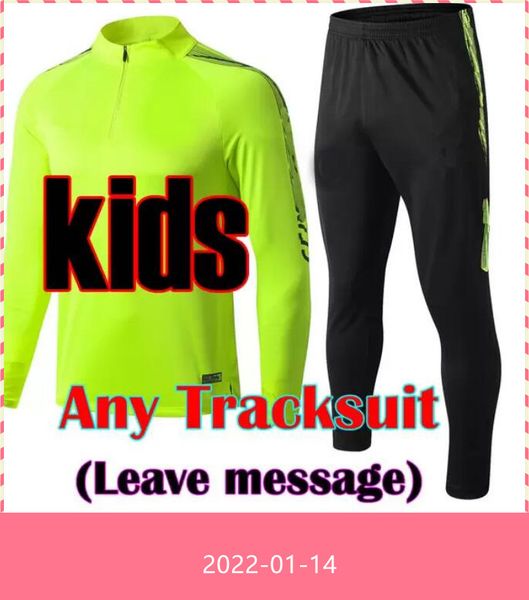 2021 2022 kids tracksuit soccer jersey jacket any training suit survetement de foot chandal football jogging sweater men uniforms 1028, Black;yellow
2021 2022 kids tracksuit soccer jersey jacket any training suit survetement de foot chandal football jogging sweater men uniforms 1028, Black;yellow