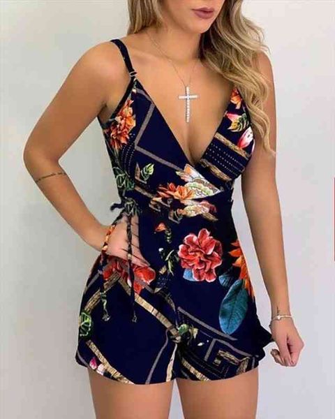 women rompers flower print jumpsuit summer sleeveless sequins trade original printed casual slim jumpsuit overalls female, Black;white
women rompers flower print jumpsuit summer sleeveless sequins trade original printed casual slim jumpsuit overalls female, Black;white
