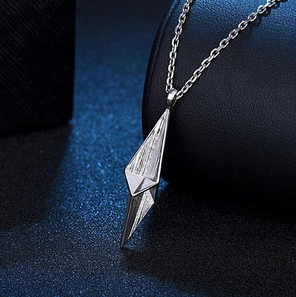 pendant necklaces european and american cold wind necklace geometric rhombus decorative chain retro hipster personality domineering men', Silver
pendant necklaces european and american cold wind necklace geometric rhombus decorative chain retro hipster personality domineering men', Silver