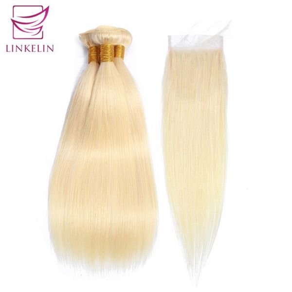 human hair bulks linkelin peruvian bundles with closure straight wave 613 blonde remy weave extenstion, Black
human hair bulks linkelin peruvian bundles with closure straight wave 613 blonde remy weave extenstion, Black