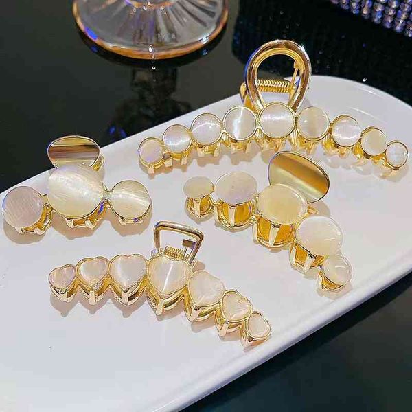 hair jewelry accessories opal pin female back of head curler headdress temperament high sense love catch clip shark, Golden;white
hair jewelry accessories opal pin female back of head curler headdress temperament high sense love catch clip shark, Golden;white