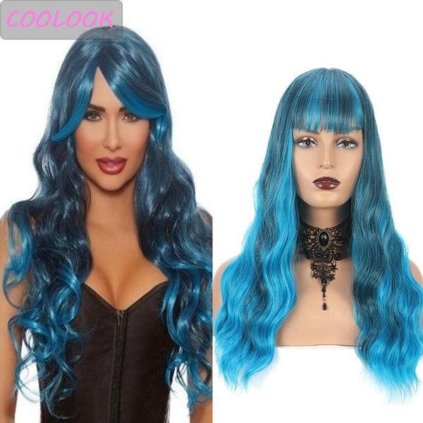 synthetic wigs body wave blue wig 24''orange natural women's with bangs heat resistant long wavy hair cosplay fake, Black
synthetic wigs body wave blue wig 24''orange natural women's with bangs heat resistant long wavy hair cosplay fake, Black